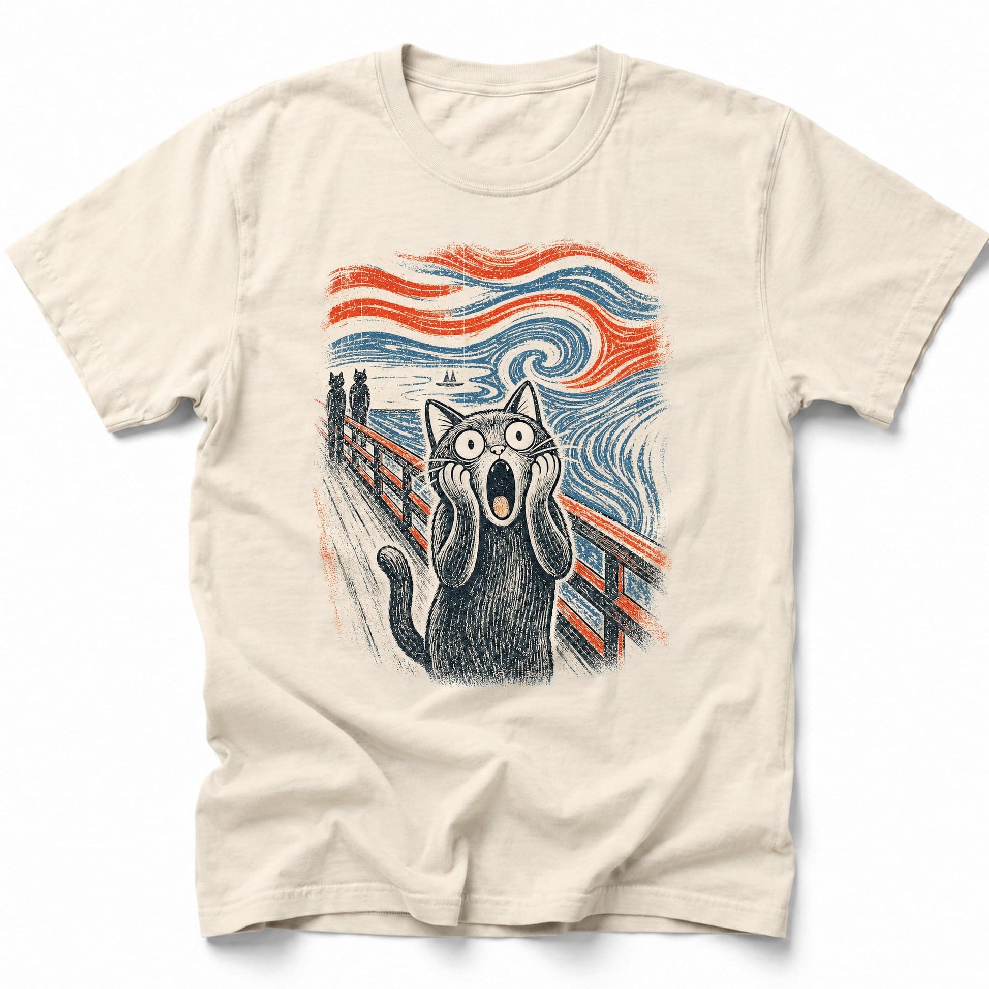 Cat Scream Purrfection T-Shirt Ivory / S 23707942676629265599 T-Shirt