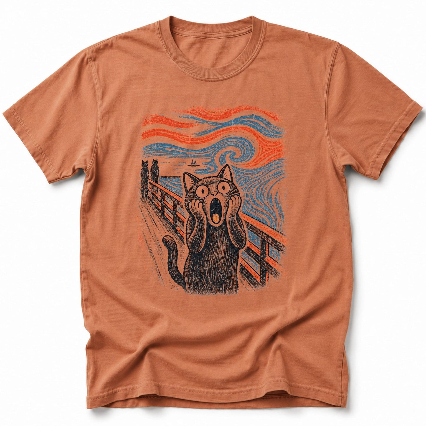 Cat Scream Purrfection T-Shirt Yam / S 79939676261799762799 T-Shirt