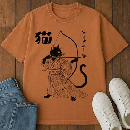 Cat Sniper T-Shirt Yam / S 32433331061864510964 T-Shirt