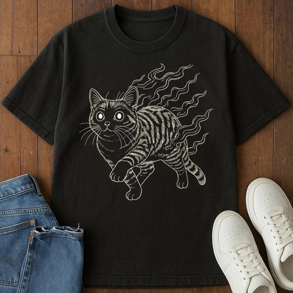 Cat Spirit T-Shirt  – Softest Cat Tee on Earth Black / S 59735181102560784114 T-Shirt