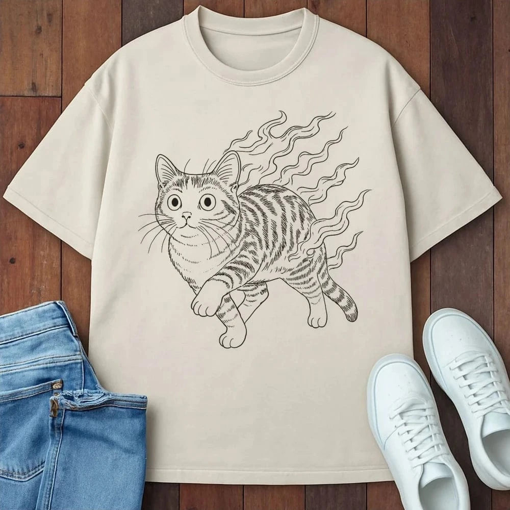 Cat Spirit T-Shirt  – Softest Cat Tee on Earth Ivory / S 14871217365587667792 T-Shirt