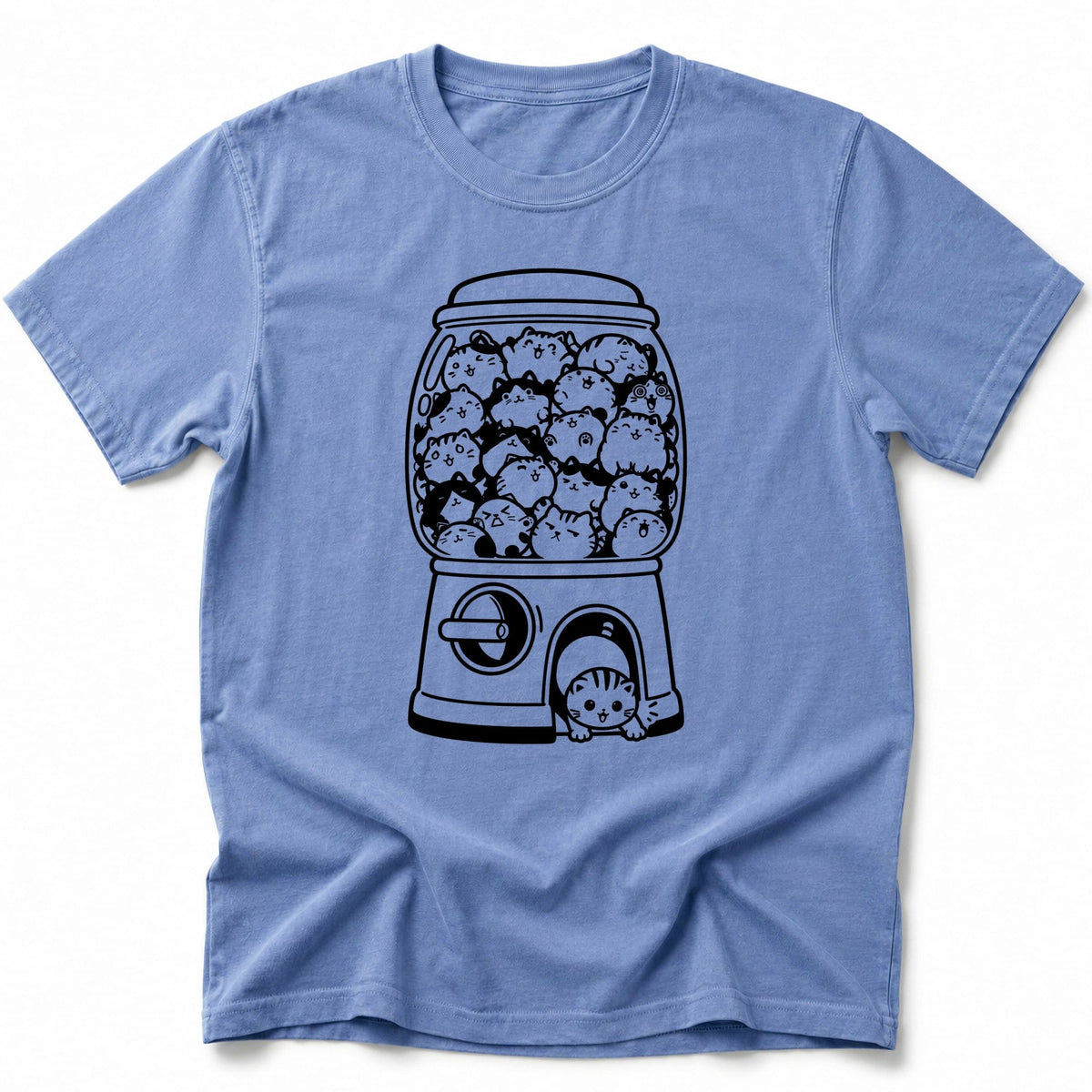 Cat Surprise T-Shirt Blue Jean / S 11975631661070865279 T-Shirt