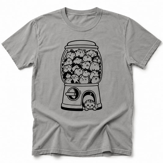Cat Surprise T-Shirt Grey / S 21143811730645970205 T-Shirt