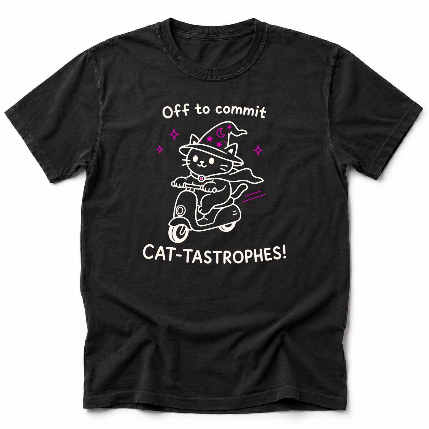 Cat-tastrophes T-Shirt Black / S 43339429945986680819 T-Shirt