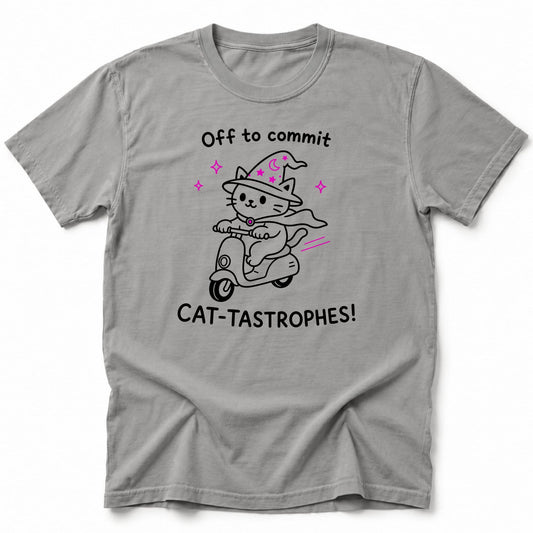 Cat-tastrophes T-Shirt Grey / S 14395640914295348339 T-Shirt