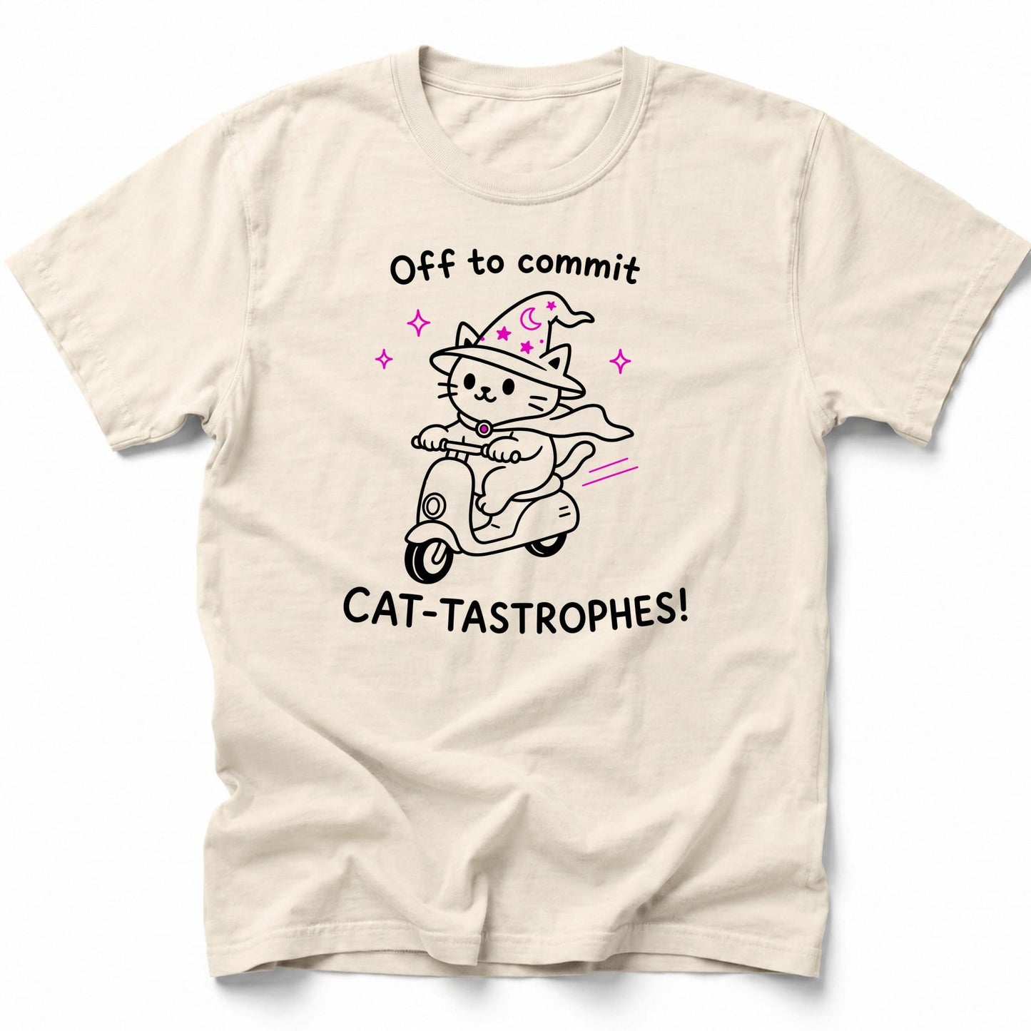 Cat-tastrophes T-Shirt Ivory / S 53172906363590111663 T-Shirt