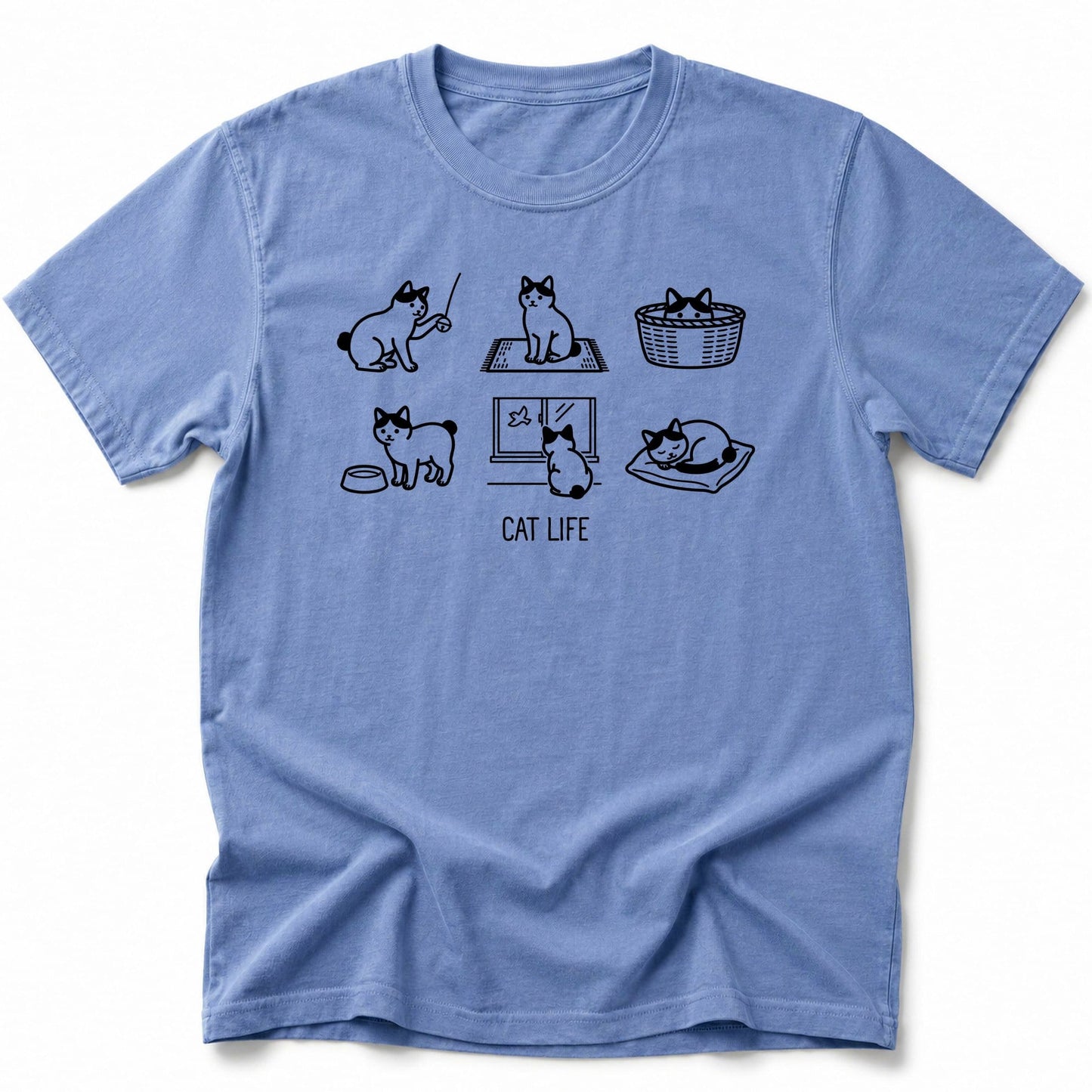 Cat Time T-Shirt Blue Jean / S 53963059413734416549 T-Shirt