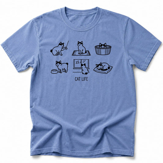 Cat Time T-Shirt Blue Jean / S 53963059413734416549 T-Shirt