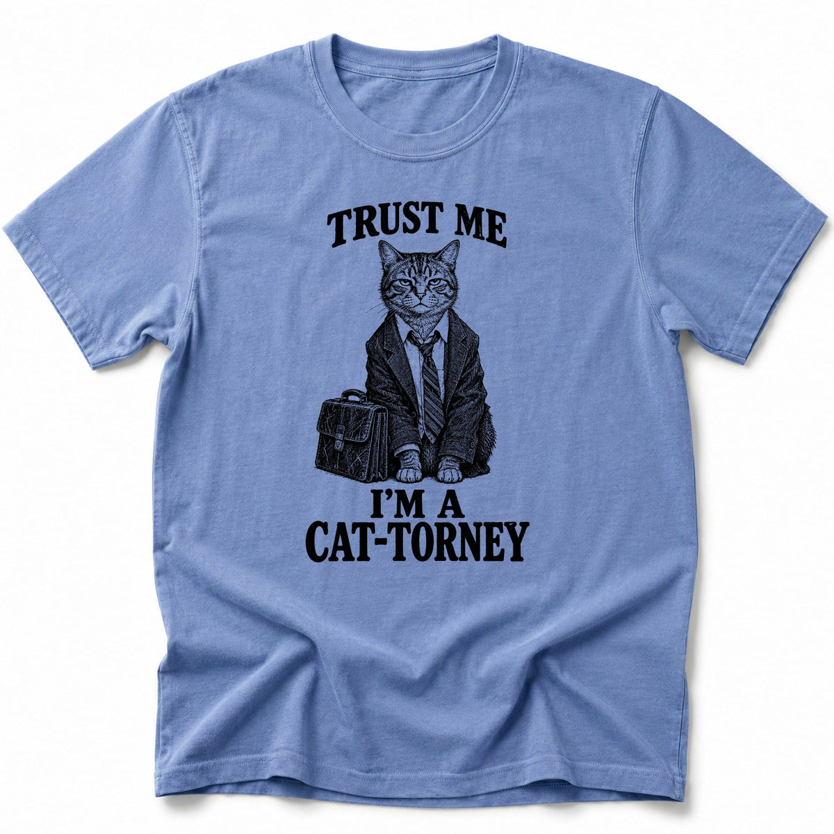 Cat-Torney T-Shirt Blue Jean / S 12345032955004976172 T-Shirt