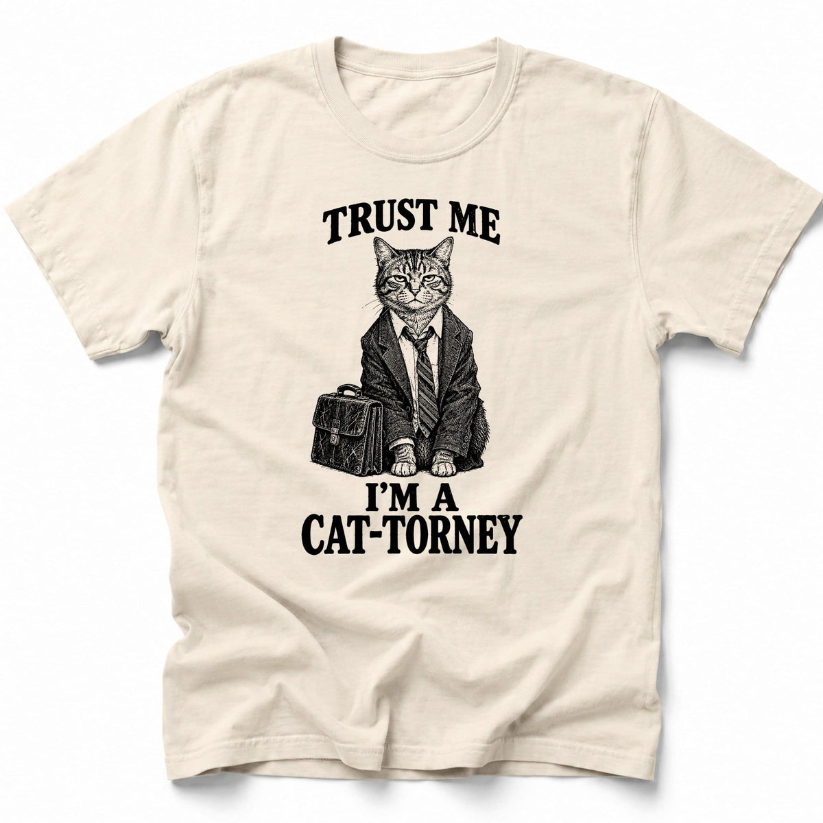 Cat-Torney T-Shirt Ivory / S 21501982160248082360 T-Shirt