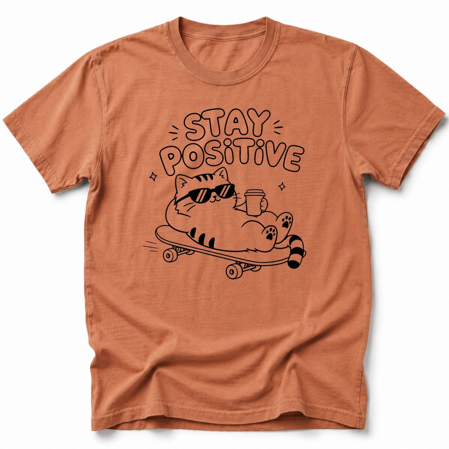 Cat Vibes T-Shirt Yam / S 23136101005182920005 T-Shirt