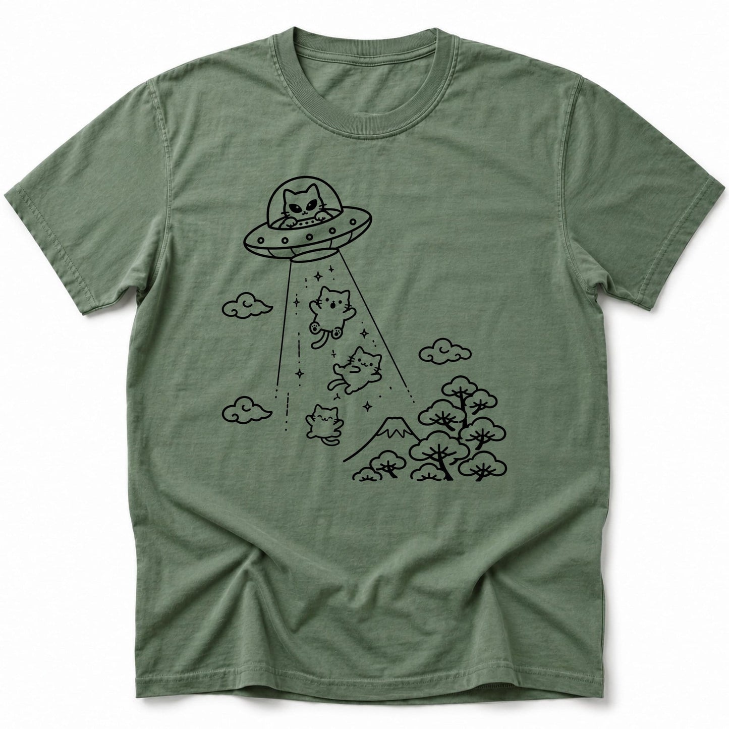 Catduction T-Shirt Moss / S 30048999636491719904 T-Shirt