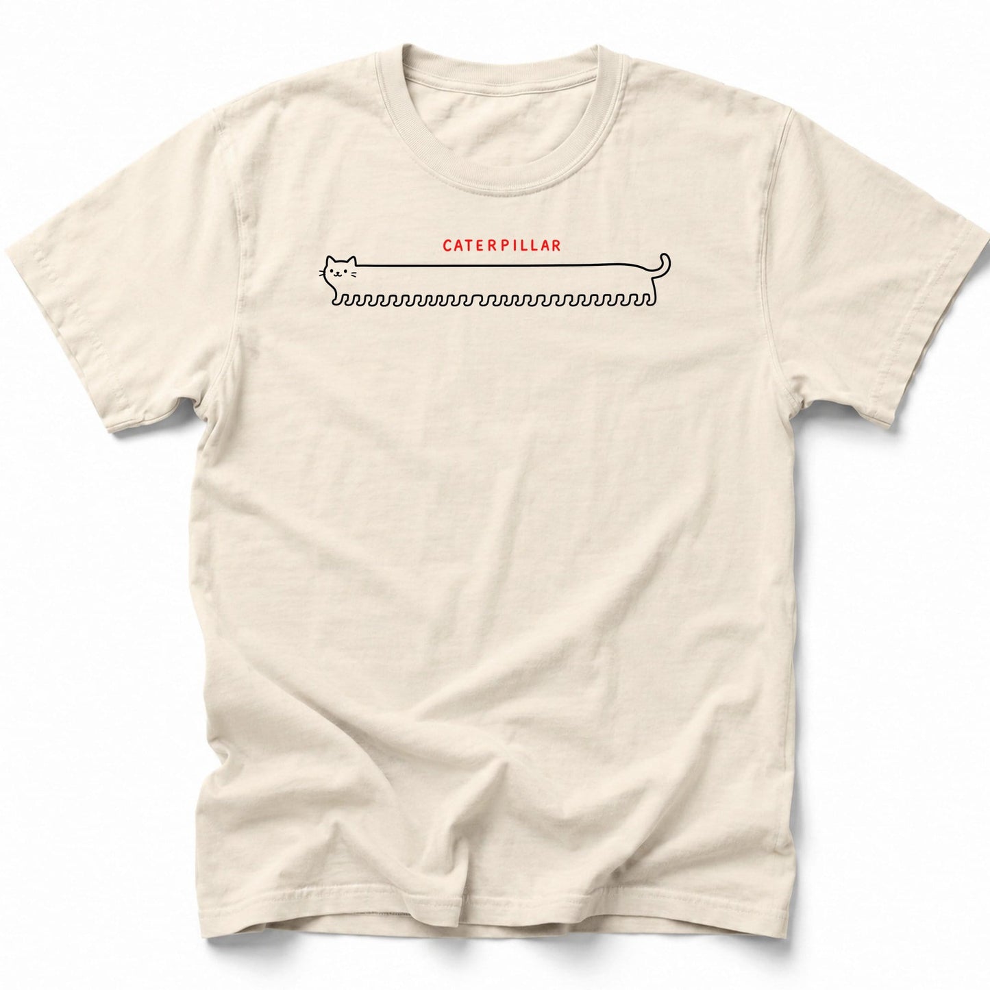 Caterpillar Long T-Shirt Ivory / S 13530390469321161627 T-Shirt
