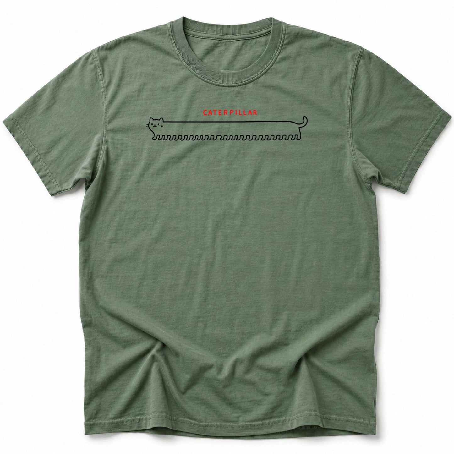 Caterpillar Long T-Shirt Moss / S 19989178567511519842 T-Shirt