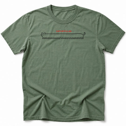 Caterpillar Long T-Shirt Moss / S 19989178567511519842 T-Shirt