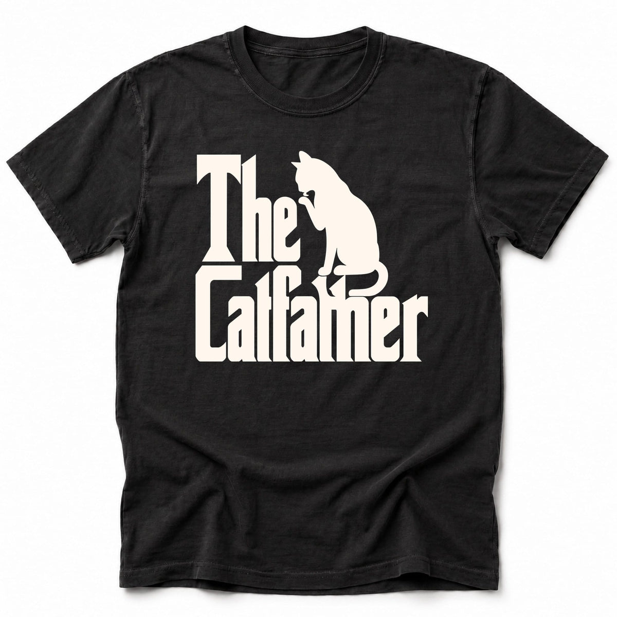 Catfather T-Shirt Black / S 44340507165067936530 T-Shirt