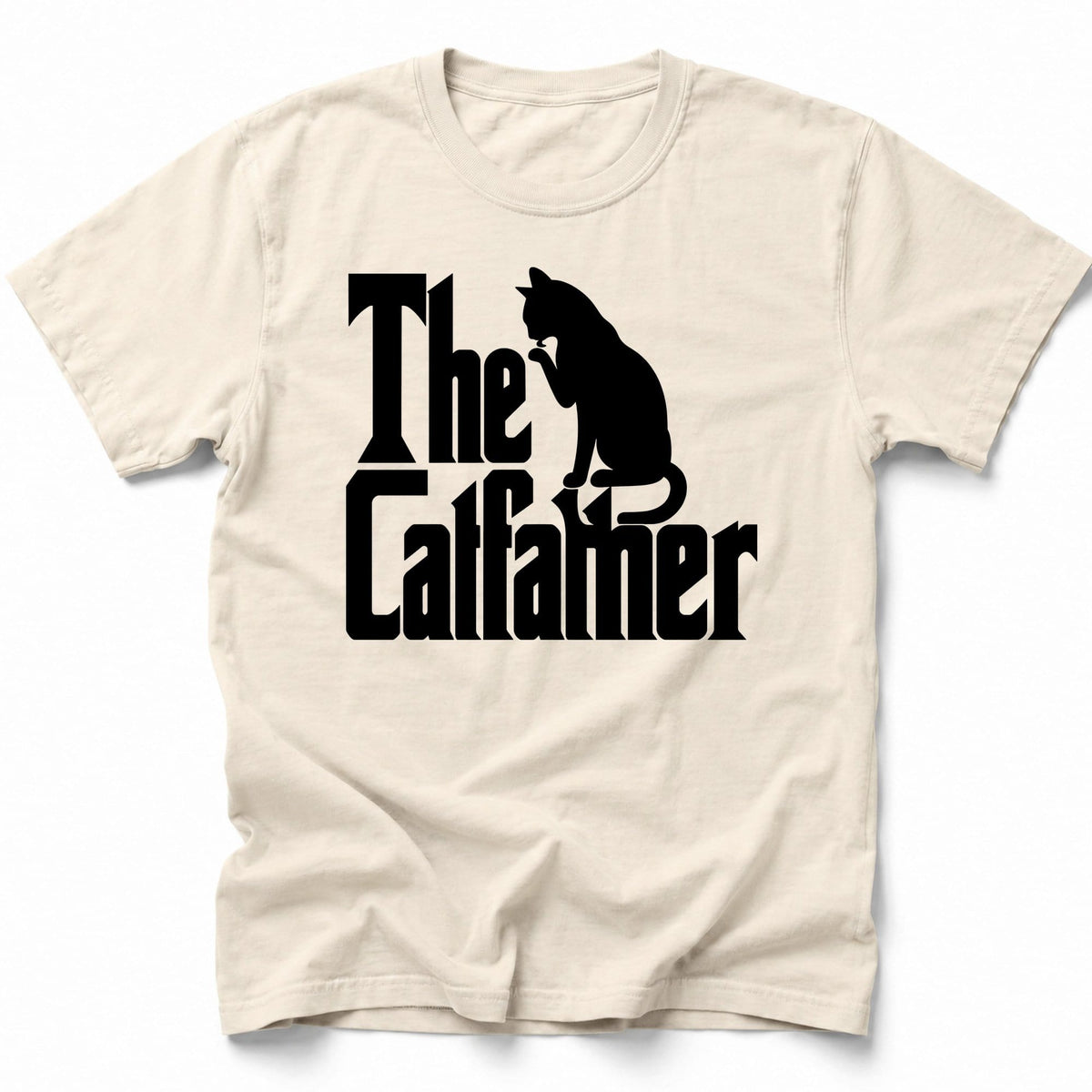 Catfather T-Shirt Ivory / S 29775275238286020896 T-Shirt