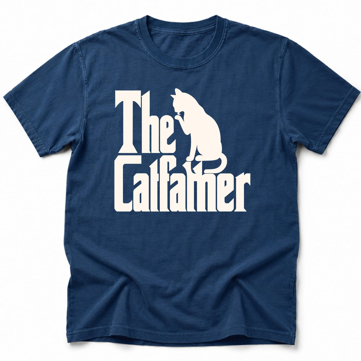 Catfather T-Shirt Navy / S 29443461048510505605 T-Shirt