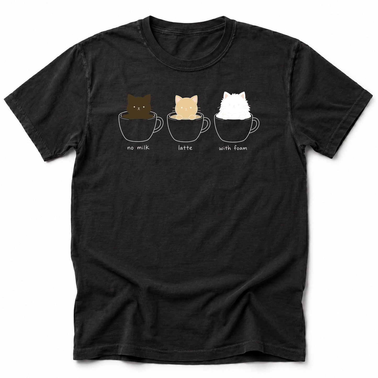 Catfe T-Shirt Black / S 15441955549939070072 T-Shirt