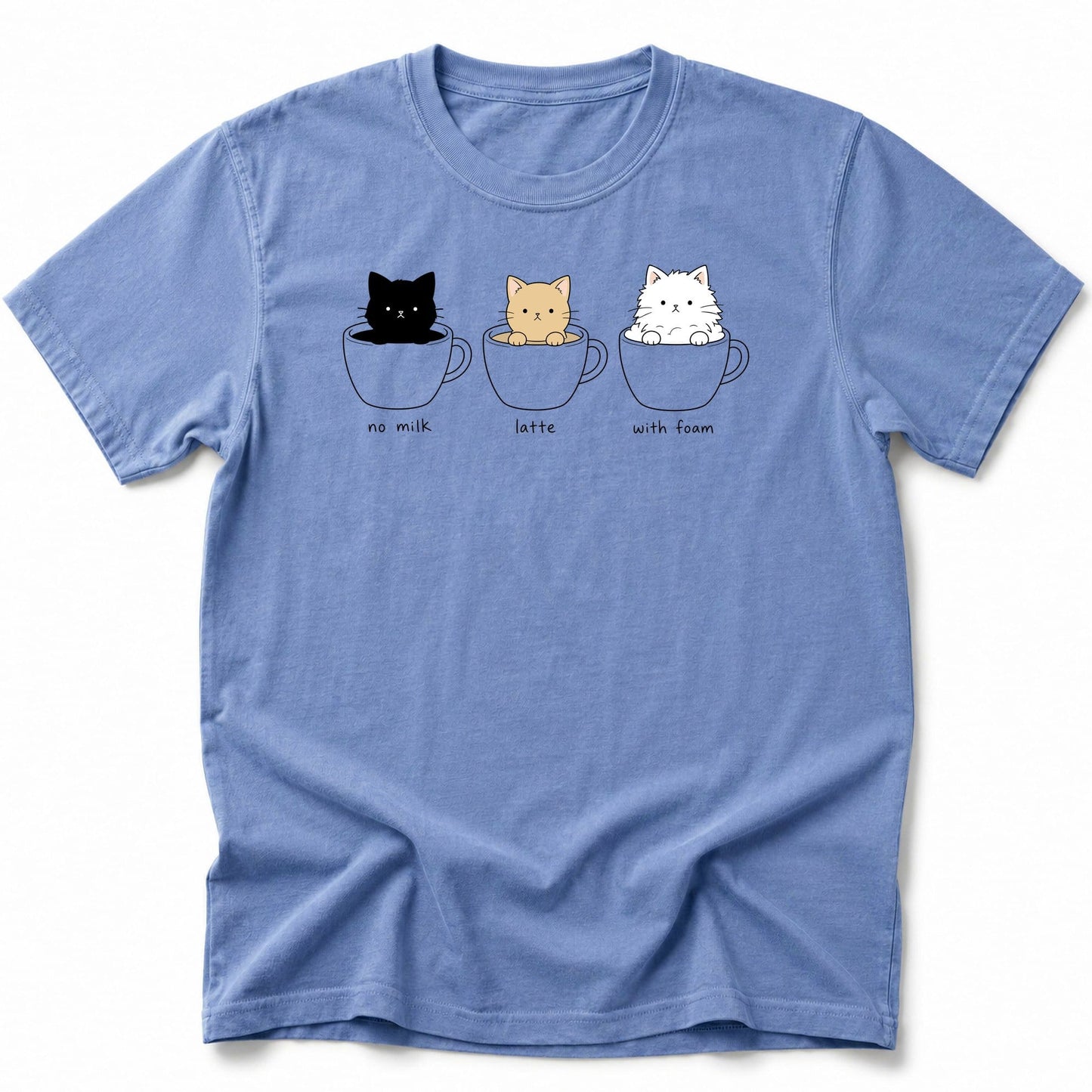 Catfe T-Shirt Blue Jean / S 18662317927590040992 T-Shirt
