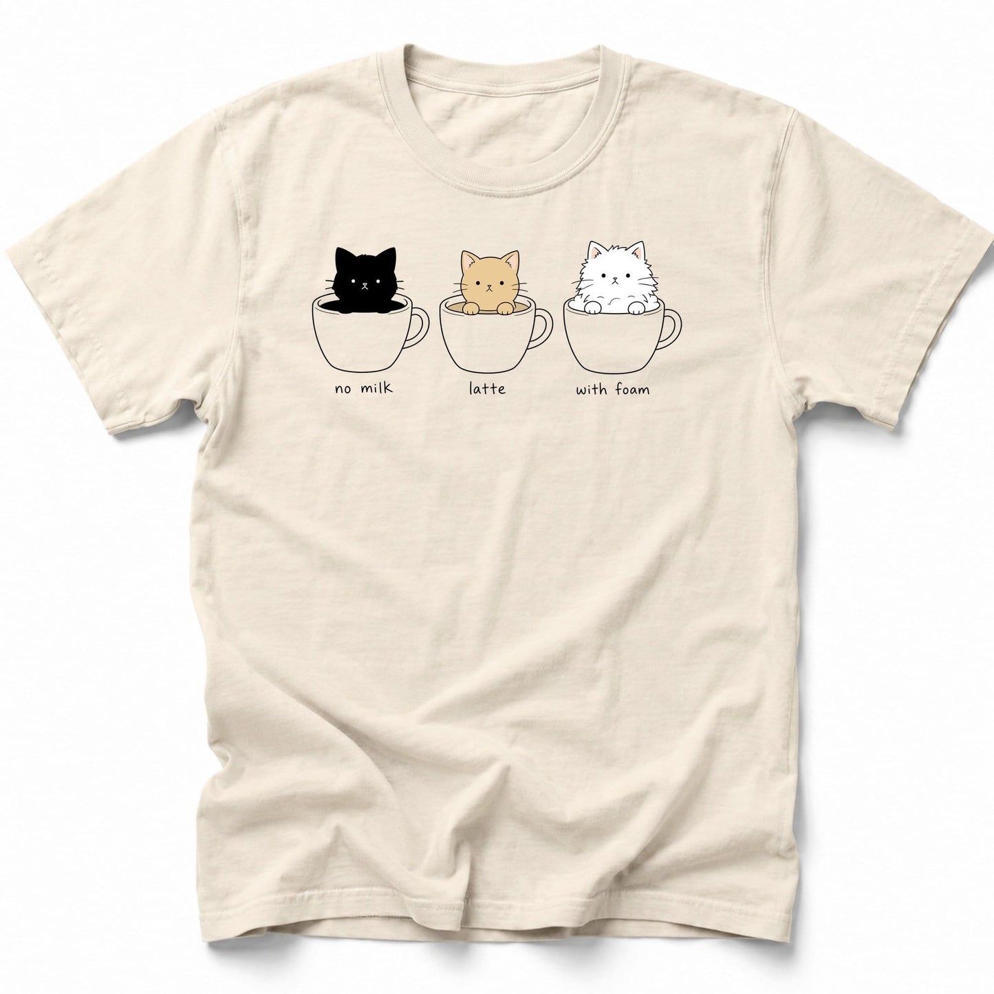 Catfe T-Shirt Ivory / S 54675606936320643961 T-Shirt