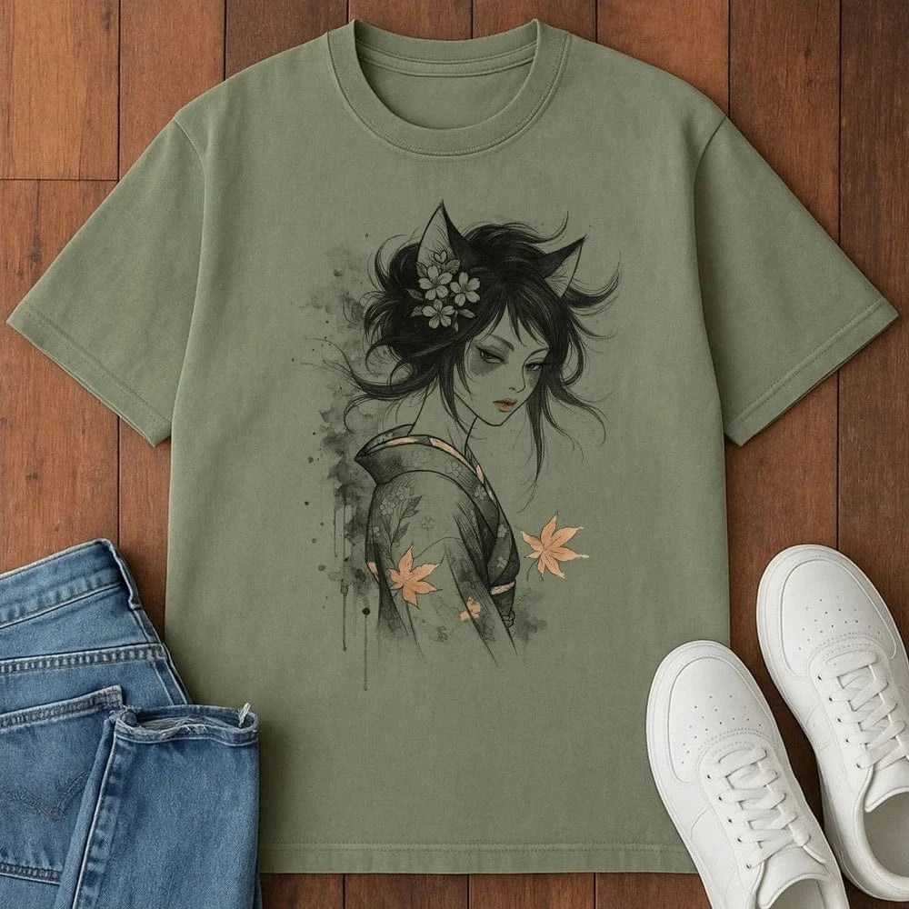 Catitude Beauty T-Shirt Moss / S 28780402737359331836 T-Shirt