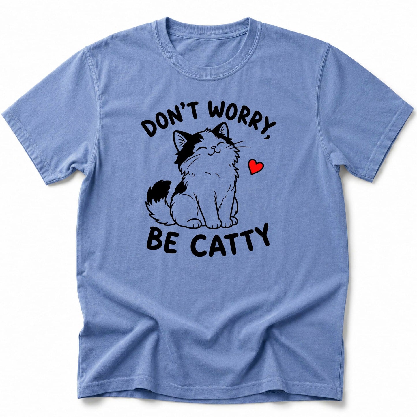 Catitude Kawaii T-Shirt Blue Jean / S 31788558254817846861 T-Shirt