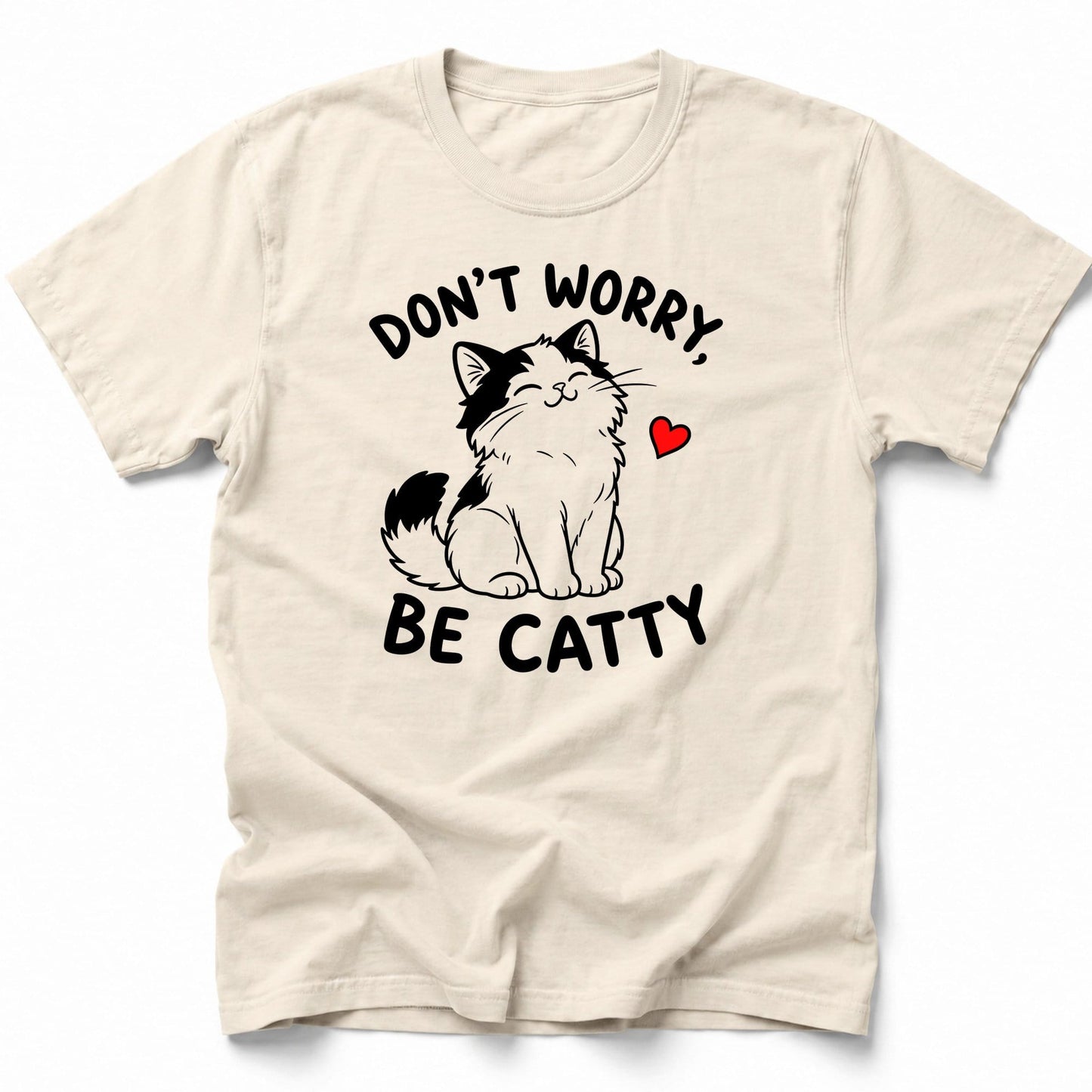 Catitude Kawaii T-Shirt Ivory / S 21143272923328641543 T-Shirt