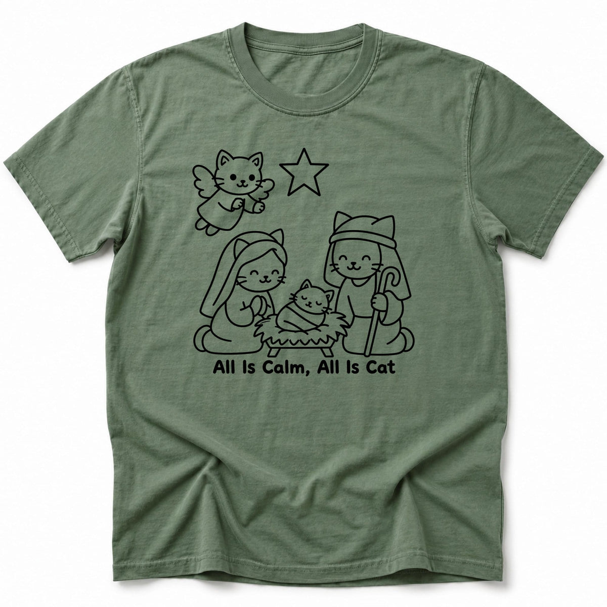 Cativity T-Shirt Moss / S 19628361741556151216 T-Shirt