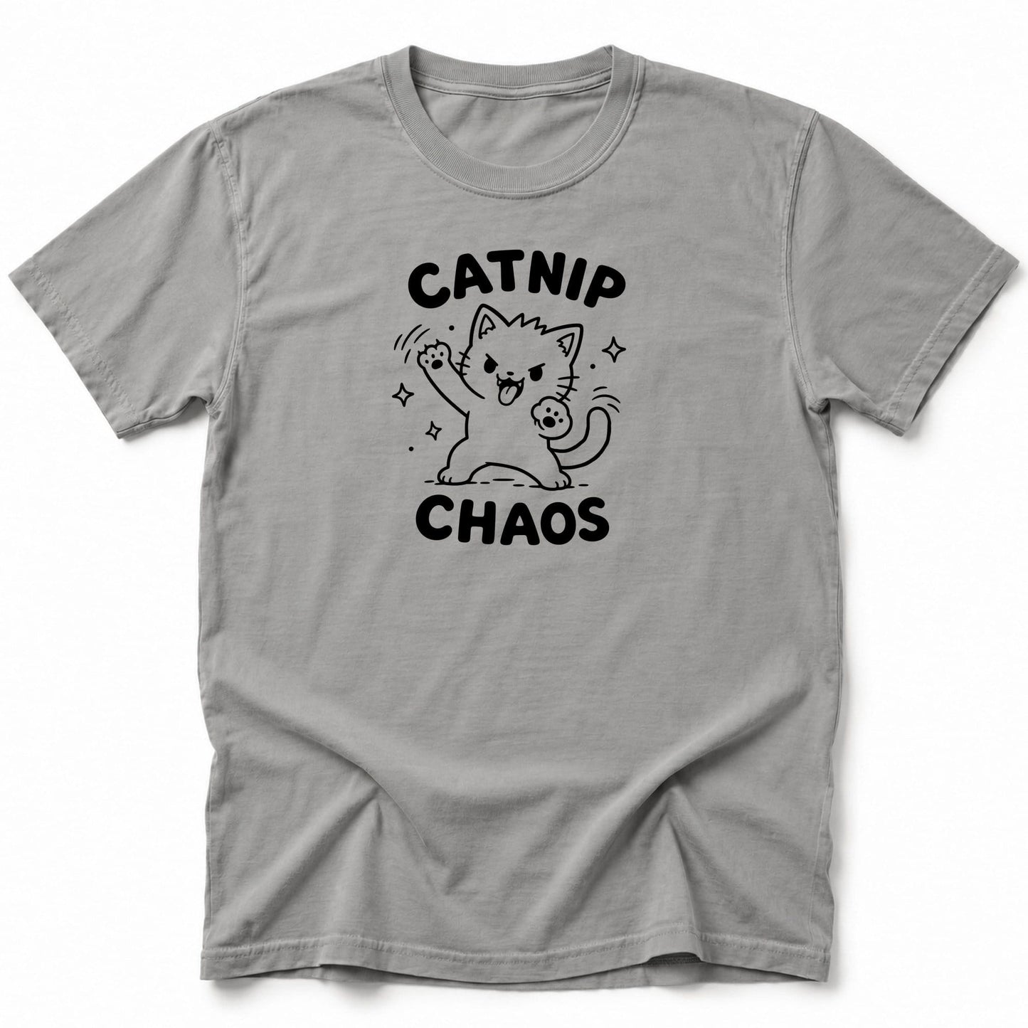 Catnip Chaos T-Shirt Grey / S 27896518545754889978 T-Shirt