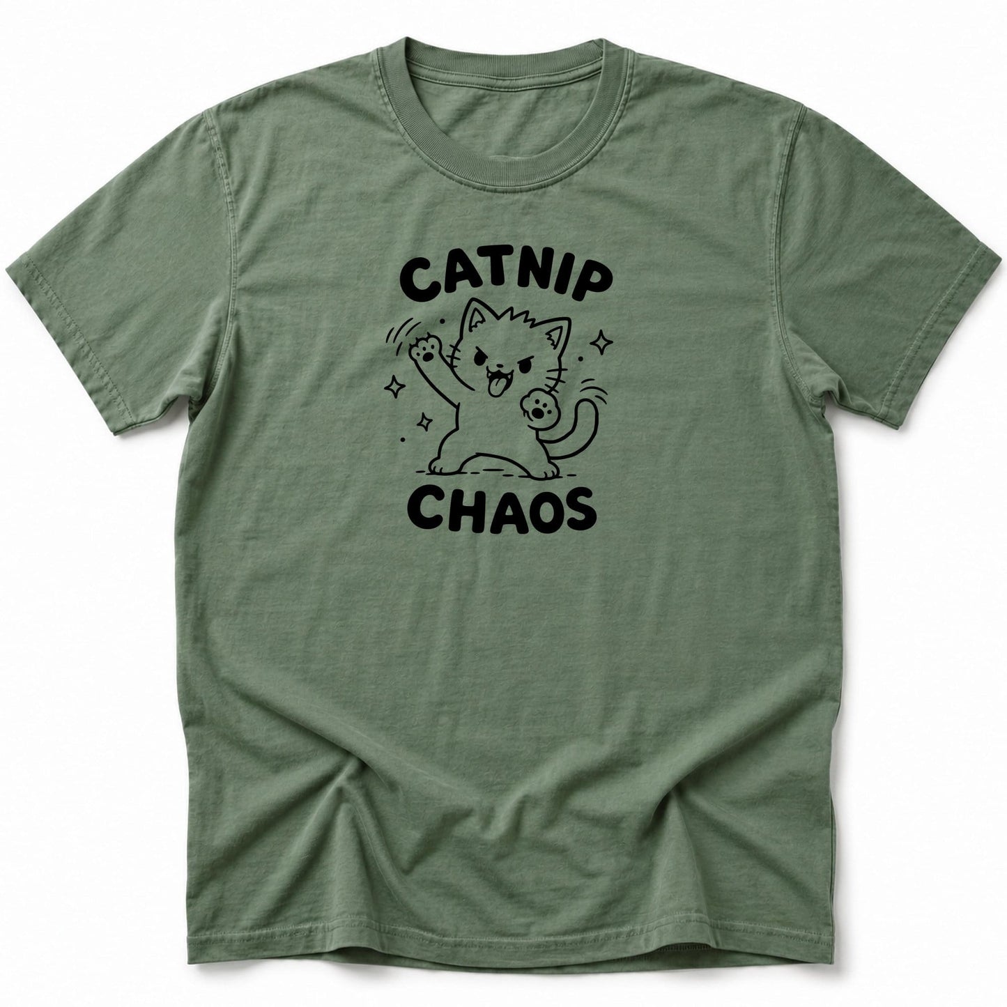 Catnip Chaos T-Shirt Moss / S 17920480365486075169 T-Shirt