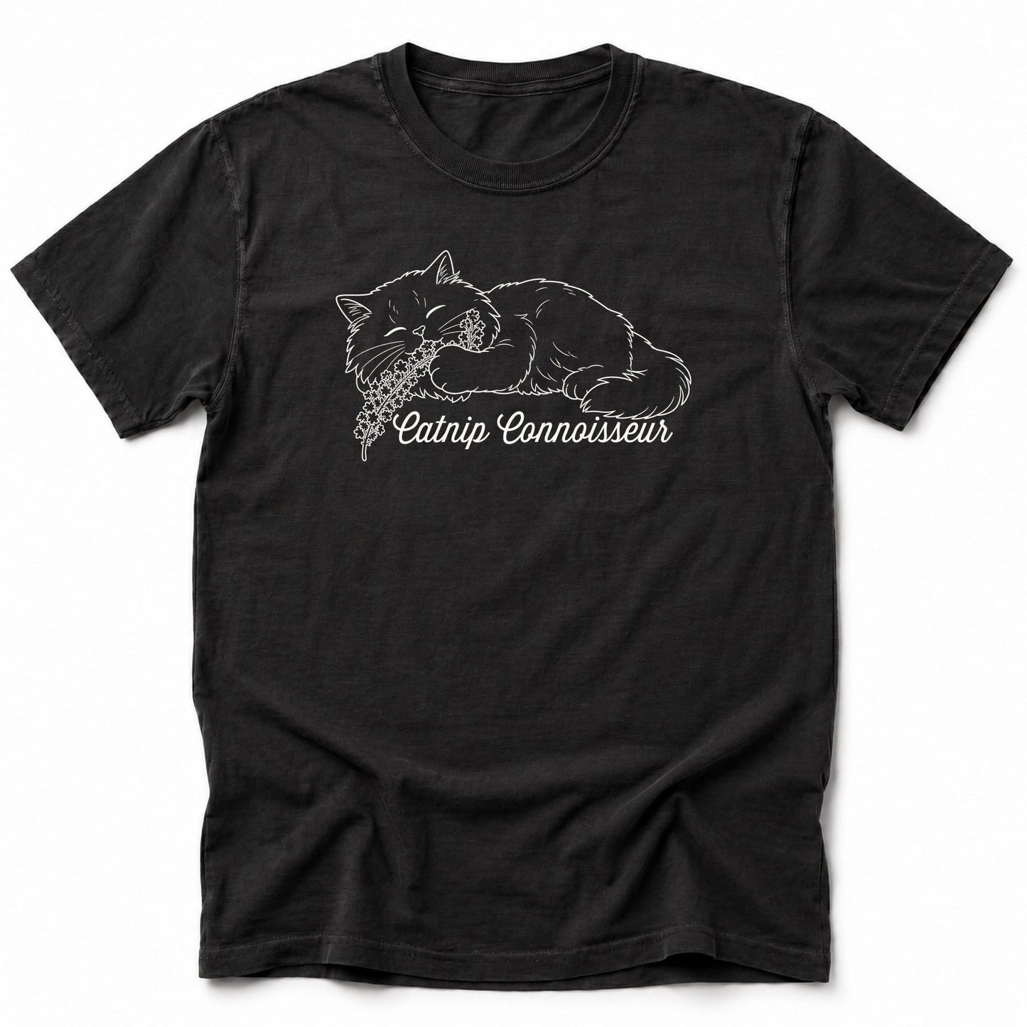 Catnip Connoisseur T-Shirt Black / S 33907239778746879217 T-Shirt