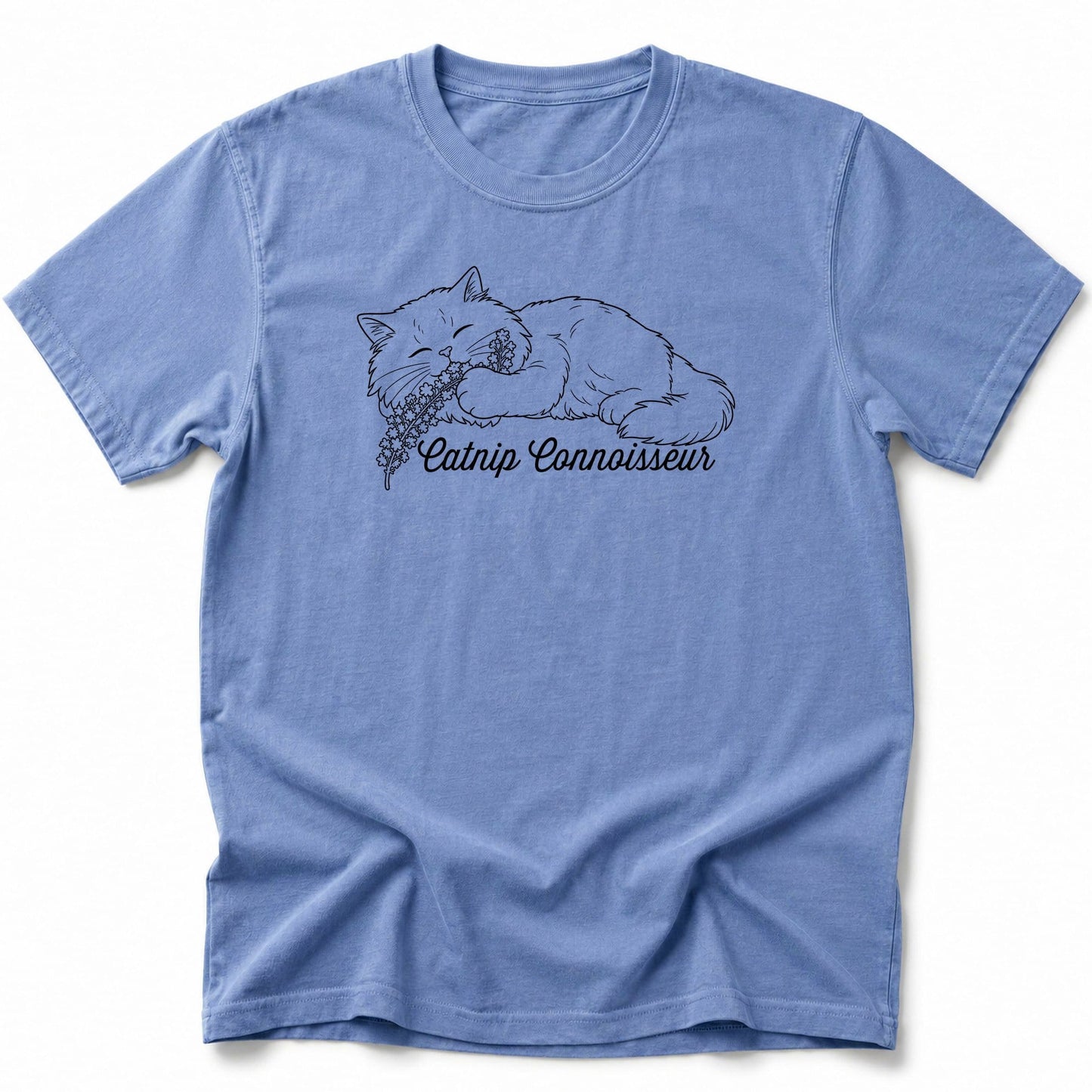 Catnip Connoisseur T-Shirt Blue Jean / S 21712231798859018170 T-Shirt