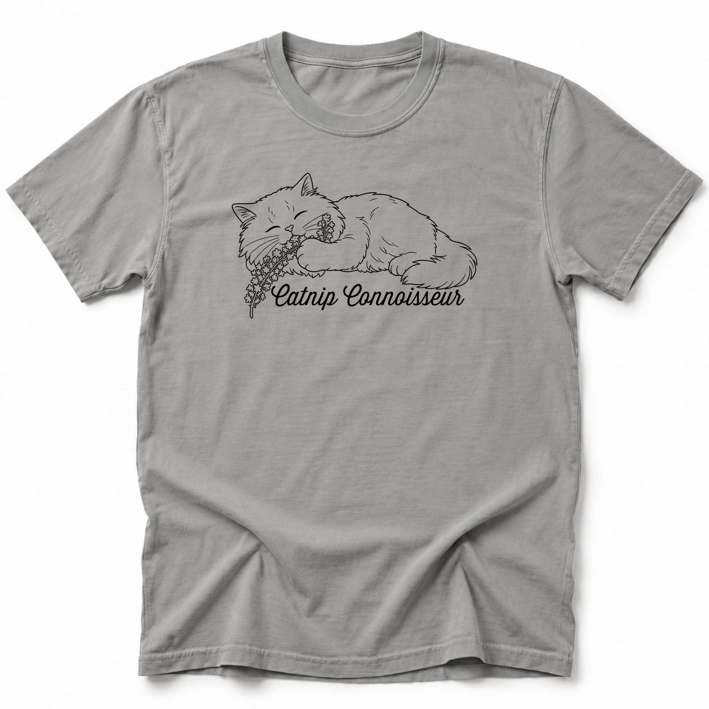 Catnip Connoisseur T-Shirt Grey / S 19548351178106126248 T-Shirt