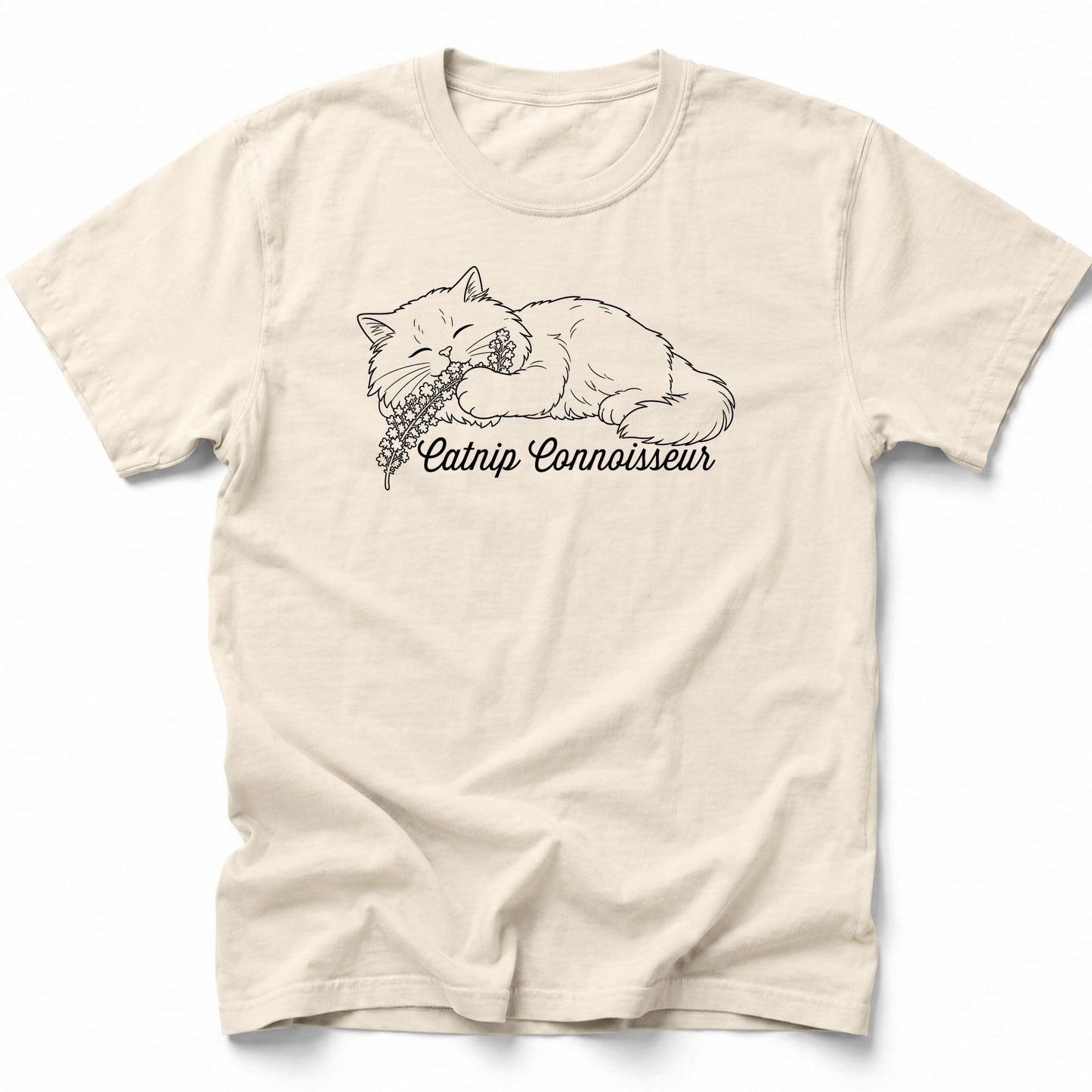 Catnip Connoisseur T-Shirt Ivory / S 72751328979130818741 T-Shirt