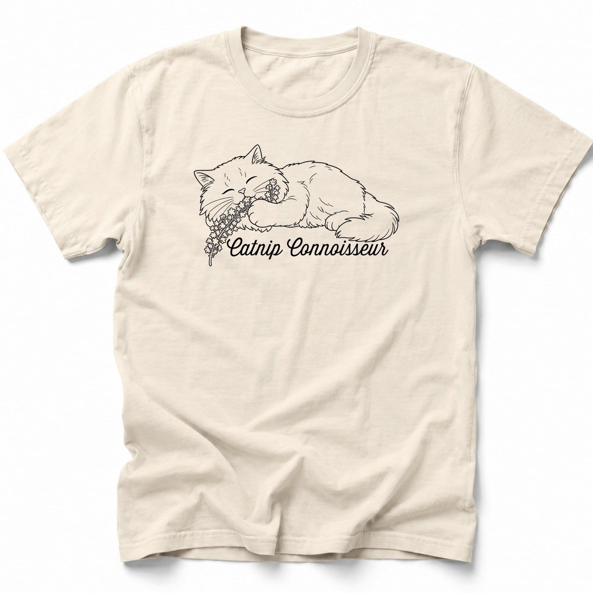 Catnip Connoisseur T-Shirt Ivory / S 72751328979130818741 T-Shirt