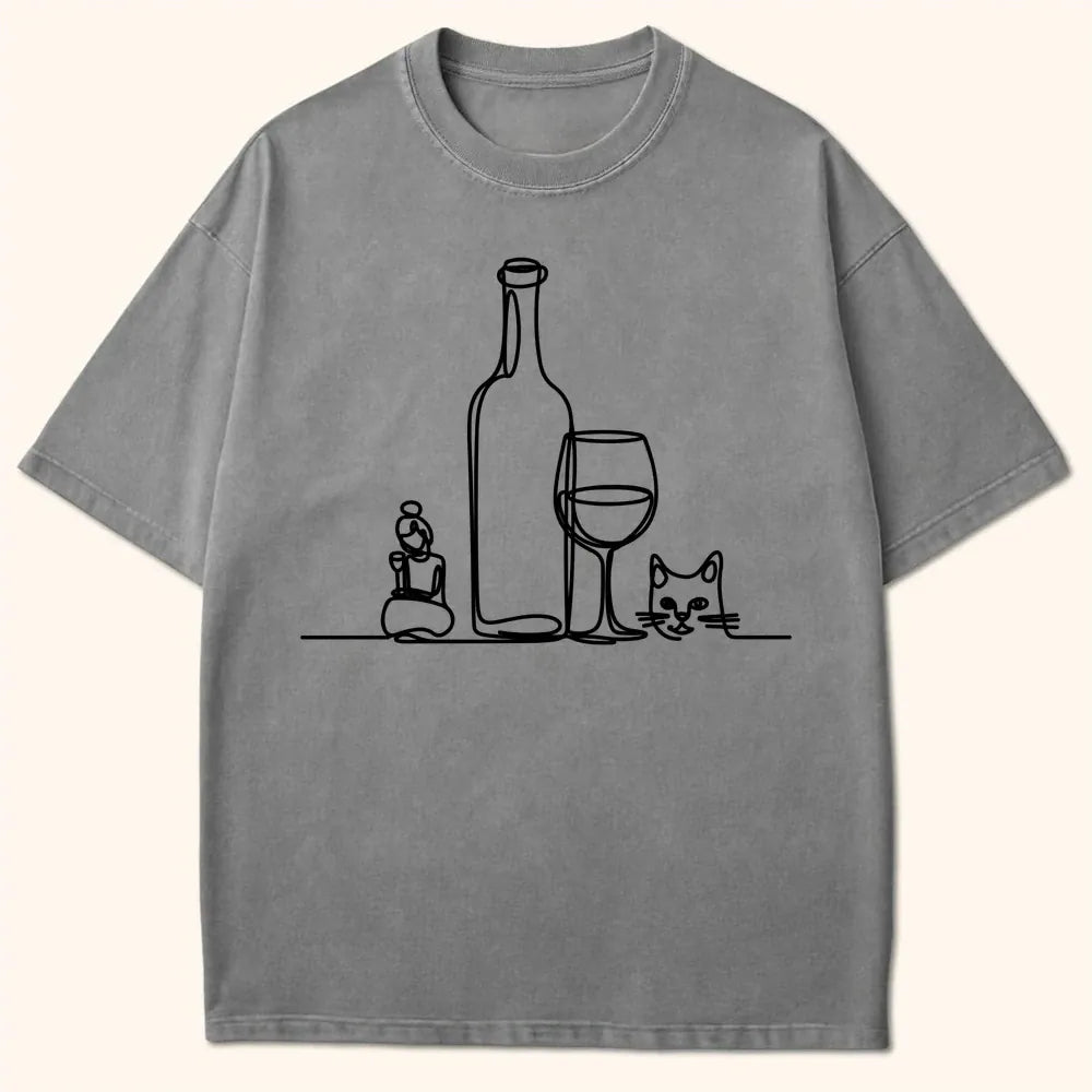Cats Cabernet T-Shirt Grey / S 33449163200780162858 T-Shirt
