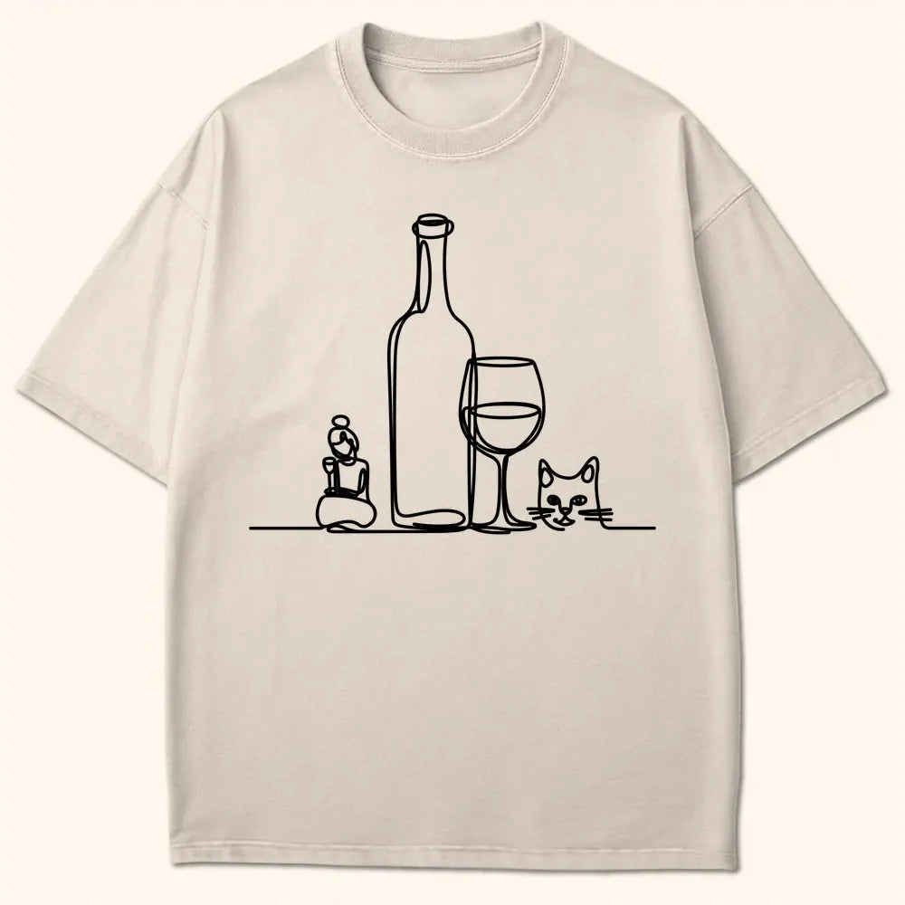 Cats Cabernet T-Shirt Ivory / S 16028556970203493447 T-Shirt