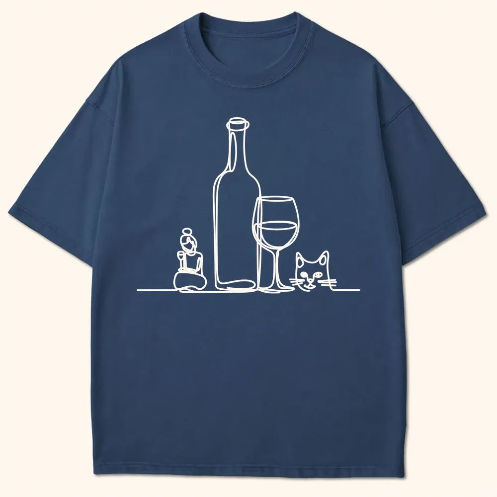 Cats Cabernet T-Shirt Navy / S 40906471311279819972 T-Shirt