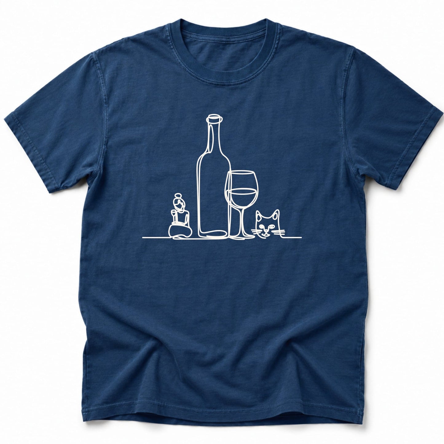 Cats Cabernet T-Shirt Navy / S 40906471311279819972 T-Shirt