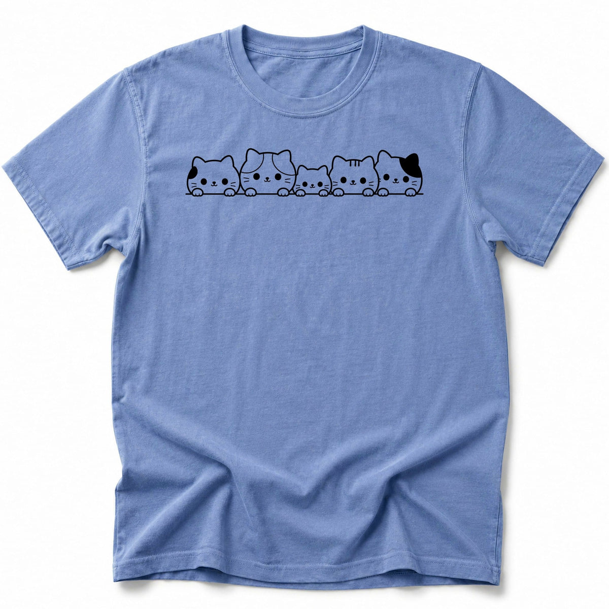 Cats Chilling T-Shirt Blue Jean / S 94784251449469389089 T-Shirt
