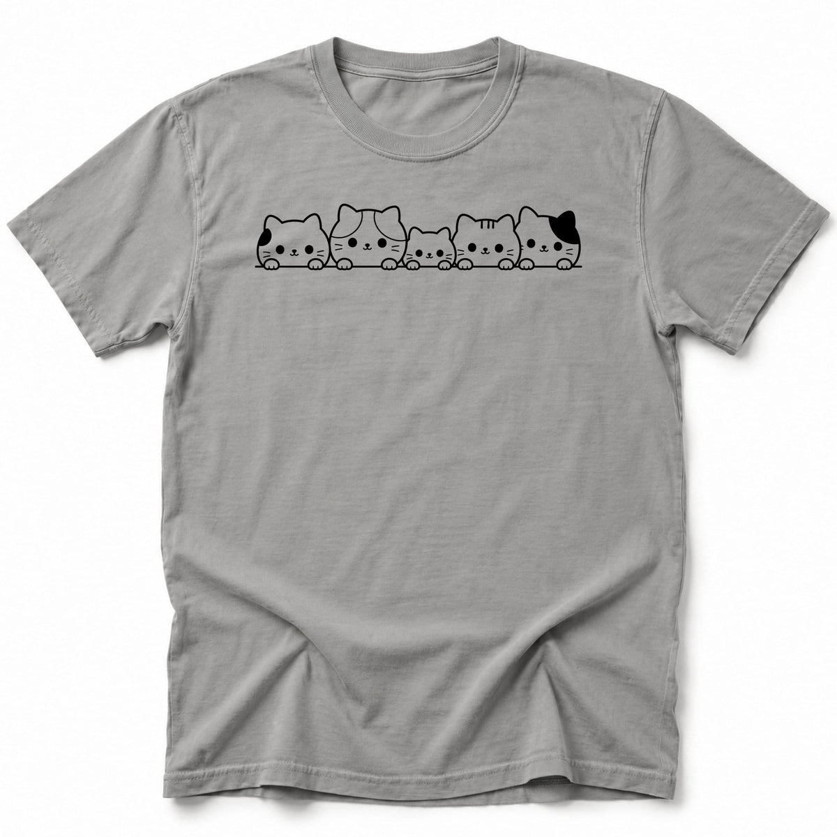 Cats Chilling T-Shirt Grey / S 26247233569285933432 T-Shirt