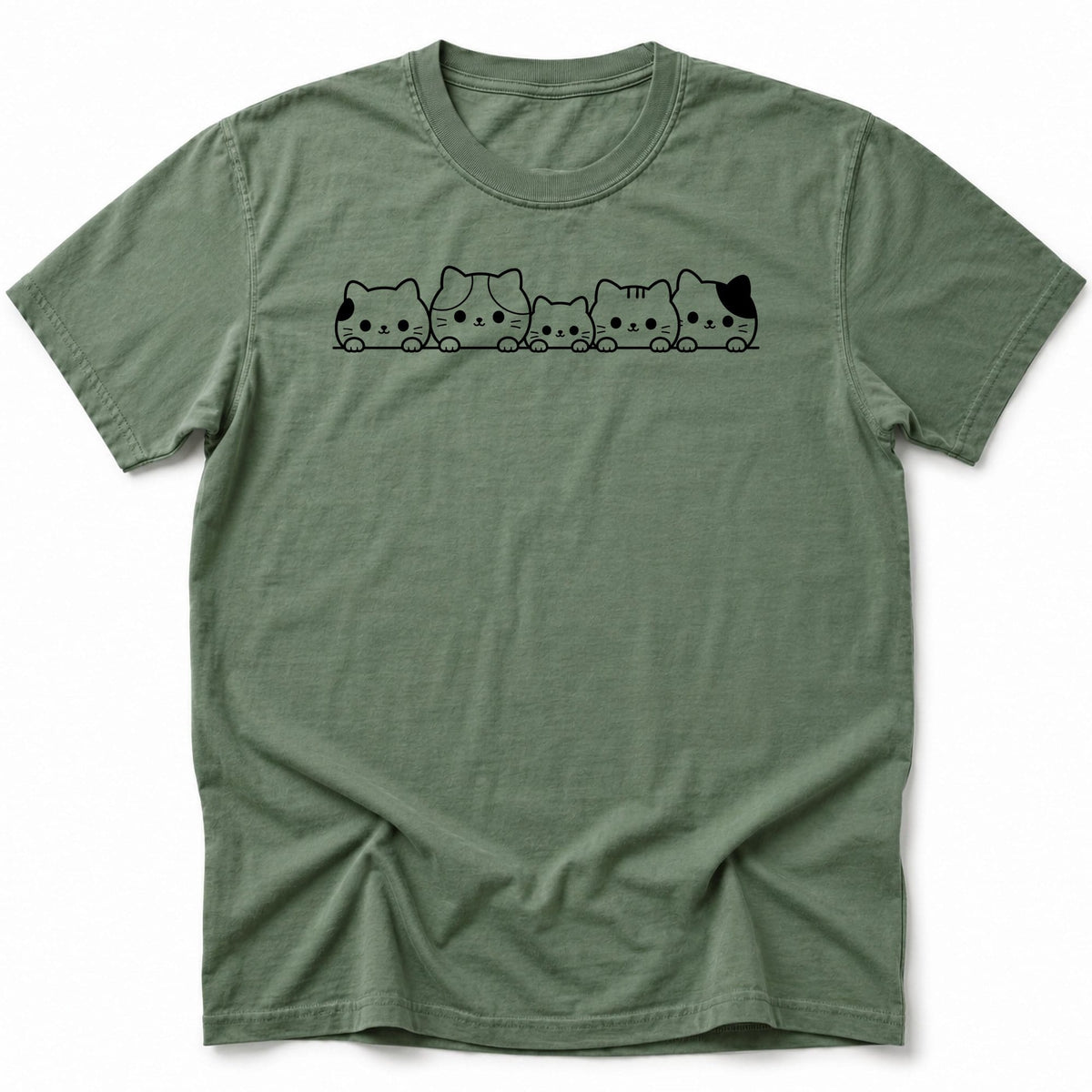 Cats Chilling T-Shirt Moss / S 19998137131951787183 T-Shirt