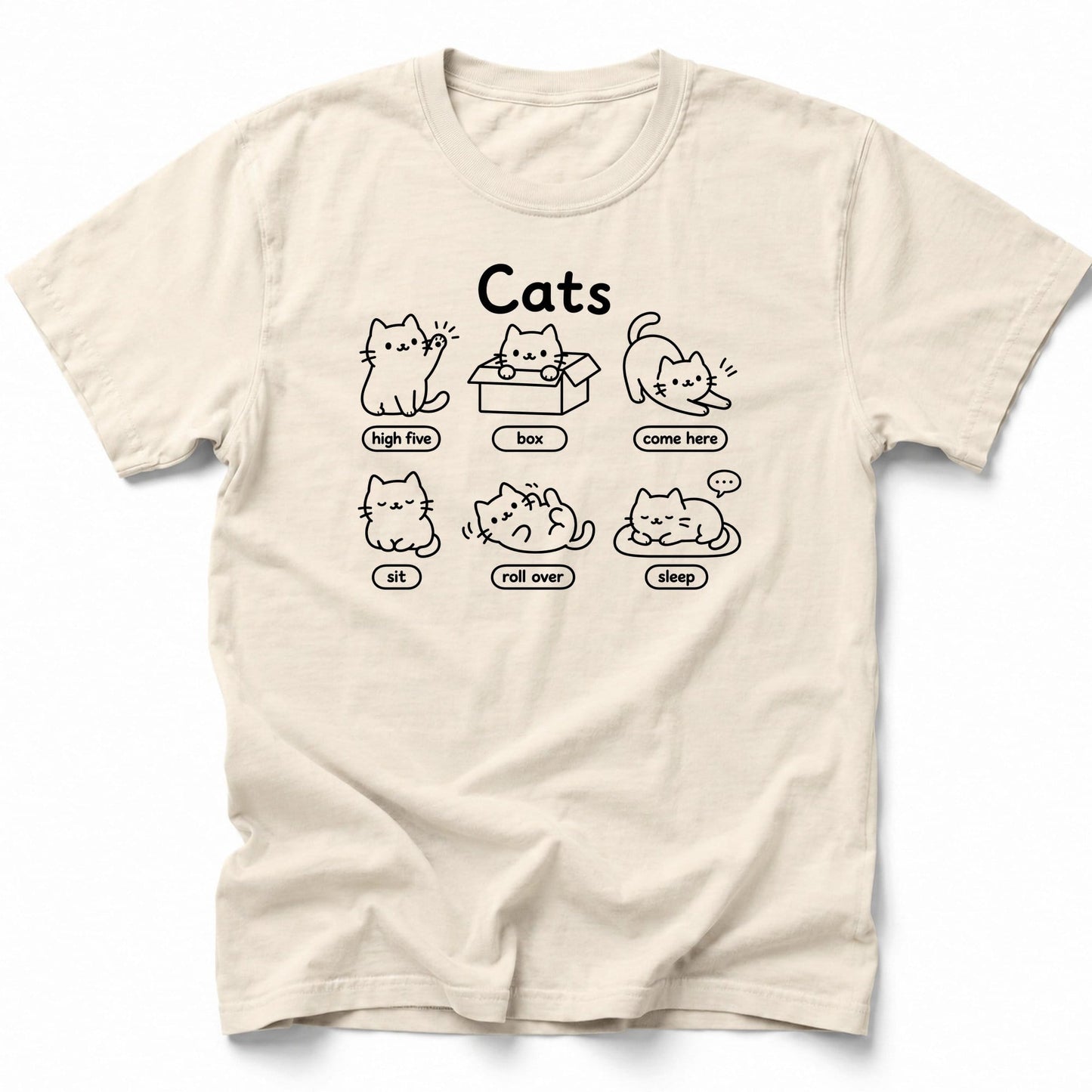 Cats T-Shirt Ivory / S 89331434871018889756 T-Shirt