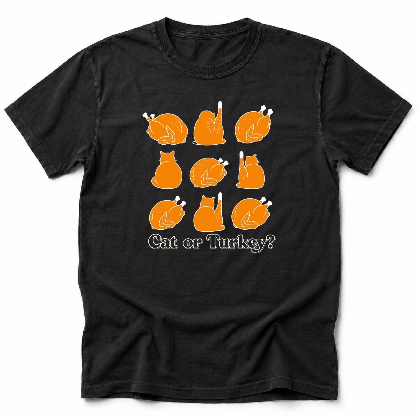 Caturkey T-Shirt Black / S 25961561652112040119 T-Shirt