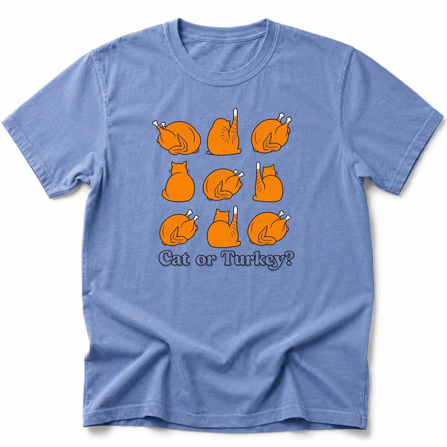 Caturkey T-Shirt Blue Jean / S 64274192036422982028 T-Shirt