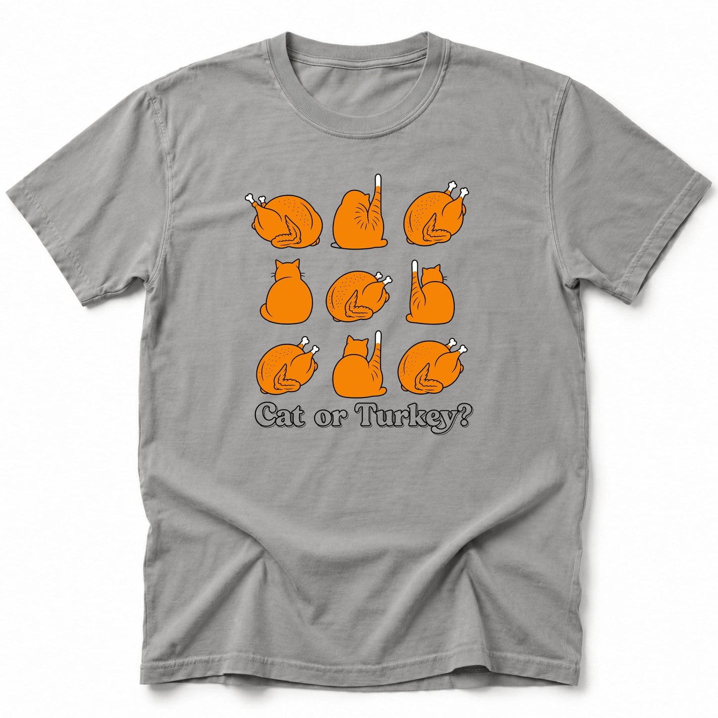 Caturkey T-Shirt Grey / S 25582171466248747827 T-Shirt
