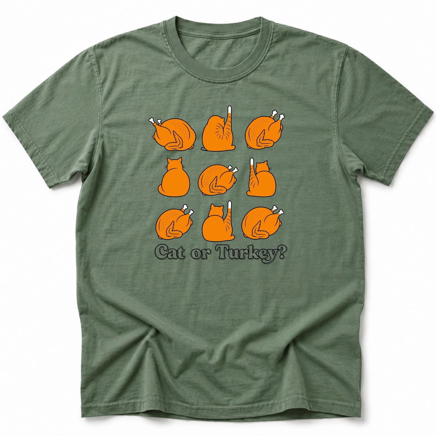 Caturkey T-Shirt Moss / S 16778951035436505339 T-Shirt