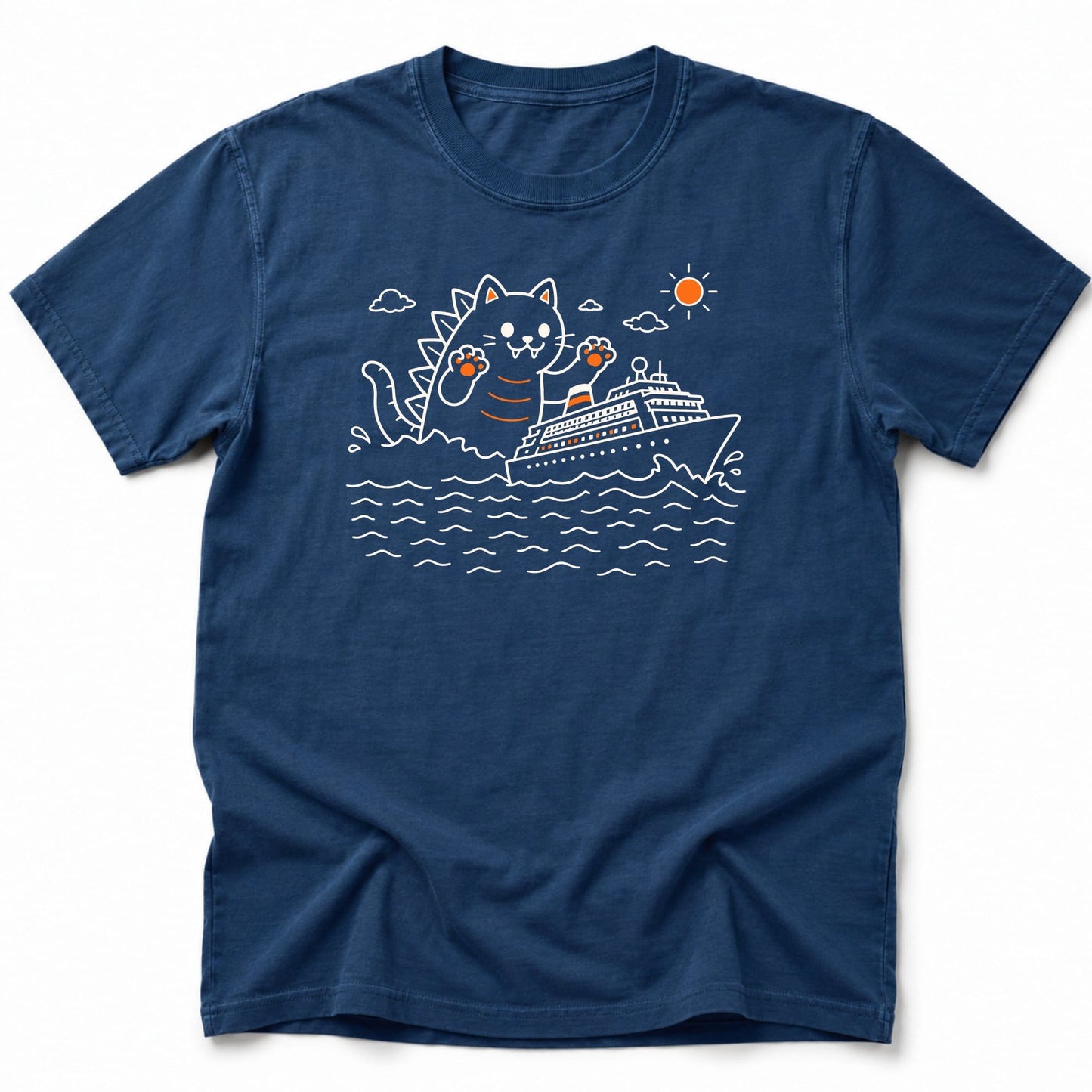 Catzilla Cruise T-Shirt Navy / S 59044205588131223700 T-Shirt