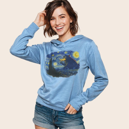 Catzilla Night Hoodie Hoodie